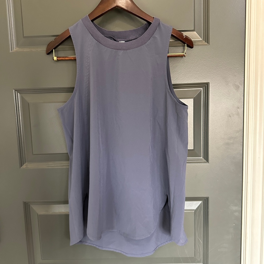Athleta blue work out tank (small)